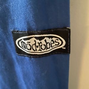 COPY - Mod robes unisex scrub style pants 90s throwback blue size medium